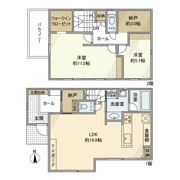 梶野町戸建の間取り画像