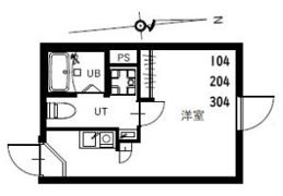 Maison la vie旗の台の間取り画像
