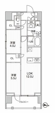 シーズンフラッツ押上フィオーレの間取り画像