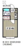カーサ・ブランカ浦安（K－011）の間取り画像