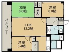 コアマンション新水前寺Ⅰの間取り画像