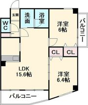 小原橋マンションの間取り画像