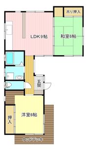 和合北貸家の間取り画像