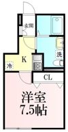 BAU黒松ウエストの間取り画像