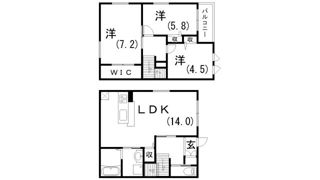 シャーメゾン上津台の間取り画像