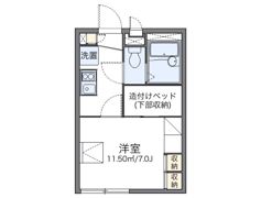レオパレス沙祐奈の間取り画像