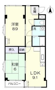 プルミエール田中の間取り画像