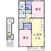 フランフラワーの間取り画像