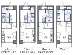 レオパレスFlat横浜青木町の間取り画像