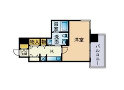 エンクレスト六本松2の間取り画像