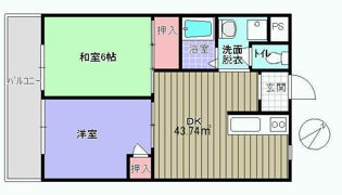 メゾンエルセビアの間取り画像