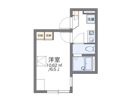 レオパレスシングルフラット梅田の間取り画像