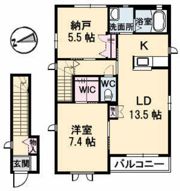 プランドールKRの間取り画像