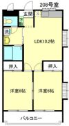 富士見ハイツ第2の間取り画像
