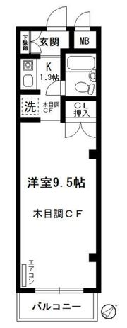 パレス南光の間取り画像