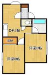 グランデール木屋瀬の間取り画像