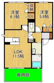 メゾン・シャレマレーア A棟の間取り画像