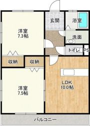 フォンテーヌの間取り画像