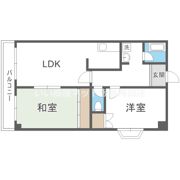 伊丹マンションの間取り画像