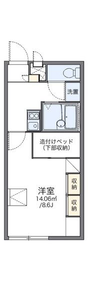 レオパレスAitherの間取り画像