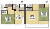 中仙道（大村様）タウンハウスの間取り画像
