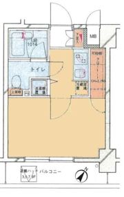 パレステュディオ東京八重洲通りの間取り画像