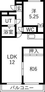 パレス水南の間取り画像