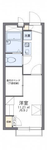 レオパレスRⅠTAの間取り画像