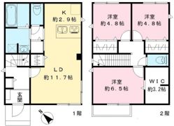 戸田市氷川町3丁目戸建 B棟の間取り画像