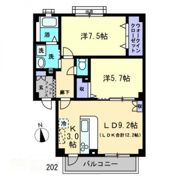 フォブールイーストの間取り画像