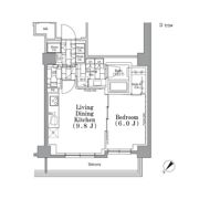 ONE ROOF FLAT TSUKISHIMAの間取り画像