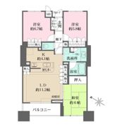 東京アインスリバーサイドタワーの間取り画像