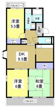 メゾン・ファミィーユの間取り画像