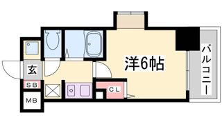 エステムコート神戸西の間取り画像