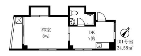 第1村嶋ビルの間取り画像