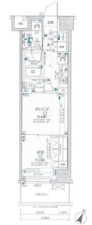 パレステージ関内大通公園の間取り画像