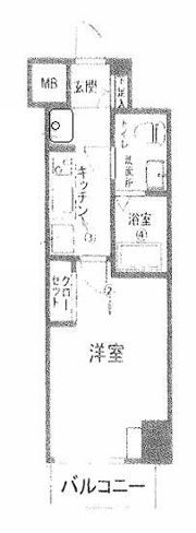 ラフィスタ川崎Ⅳの間取り画像