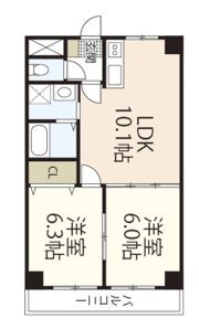ホワイトストーン白石の間取り画像