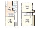 相田5丁目貸家の間取り画像