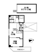 クリエール北綾瀬の間取り画像