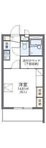 レオパレスセジュール弐番館の間取り画像