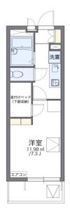 レオパレスチェリービレッジの間取り画像