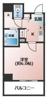 ラナップスクエア南森町の間取り画像