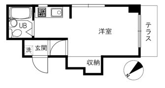 ジュネス天神の間取り画像