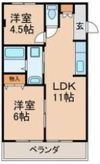 ハセガワ一社マンションの間取り画像