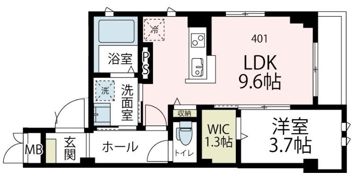 クリザンテム中幸町の間取り画像