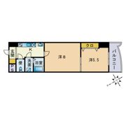 ロイヤル渡辺通の間取り画像