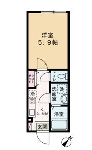 ヴェラハイツ新子安の間取り画像
