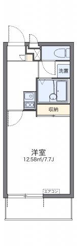 レオパレスリラの間取り画像