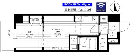 グランドコンシェルジュ池袋本町ウエストの間取り画像